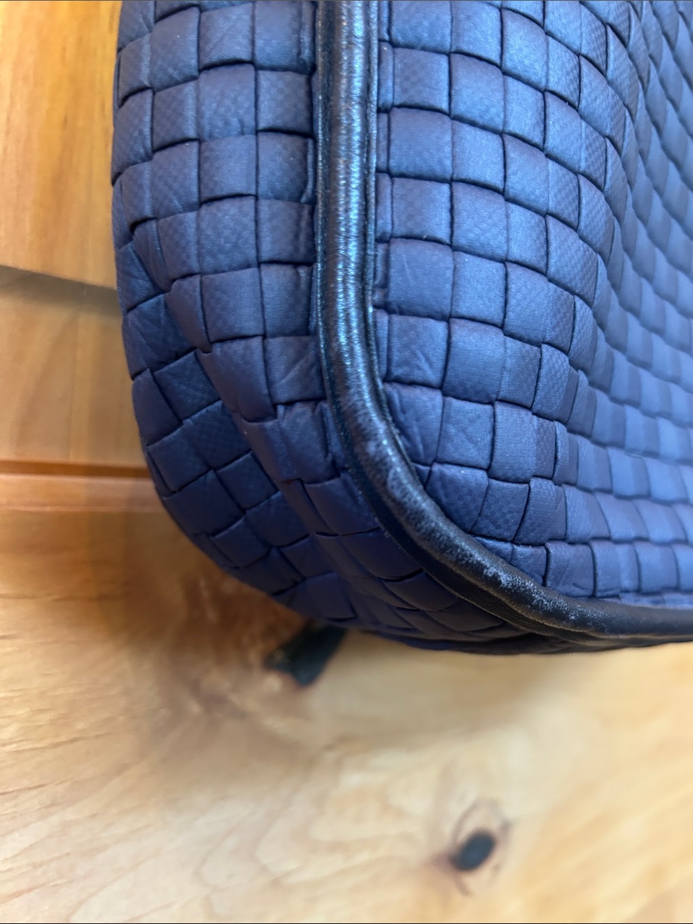 MZ Wallace Navy Quilted Crossbody Bag - Picture 3 of 8